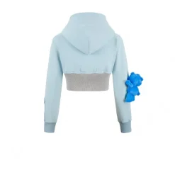 13De Marzo X Care Bears Short Zip Up Hoodie Blue