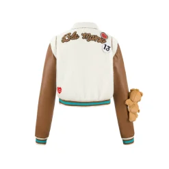 13De Marzo X Care Bears Short Baseball Jacket Brown