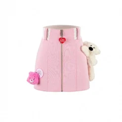 13De Marzo X Care Bears Zip Up Skirt Pink