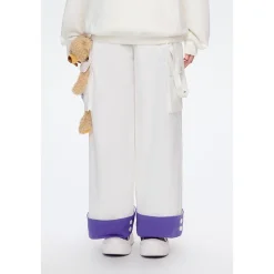 13De Marzo X D.Desirable Bear Cargo Pants White