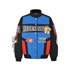 13De Marzo X Looney Tunes Bugs Bunny Racing Jacket Blue