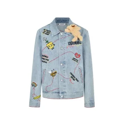 13De Marzo X Matthew Langille Travel Bear Denim Jacket