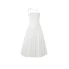 Diana Vevina French Style Halter Dress White