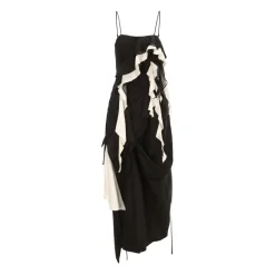 Elywood Destructed Flutter Piece Camisole Long Dress