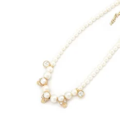 EVAE+ Pearl And Skull Necklace