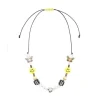 EVAE+ Smiley Pearl Necklace Black