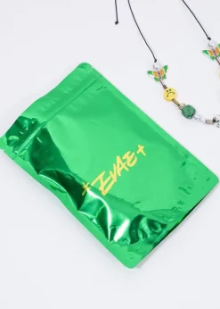 EVAE+ Smiley Pearl Necklace Green