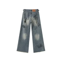 Fordare Bear Graffiti Oversized Jeans