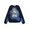 Fordare Color Blocked Pretty Ghost Sweater