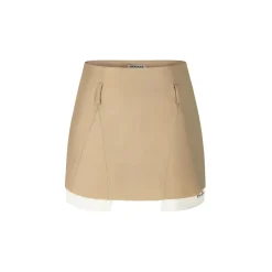 Herlian Double Layered Suit Skirt Khaki