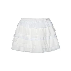 Kroche A-Line Ballet Fluffy Skirt White