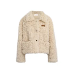 Kroche Curly-Fur Teddy Short Thicken Jacket