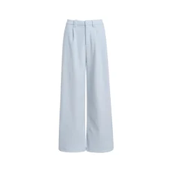 Kroche High Waist Wide-Leg Corduroy Fleece-Lined Pants
