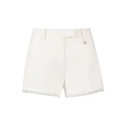 Kroche Lace Edge Suit Short White