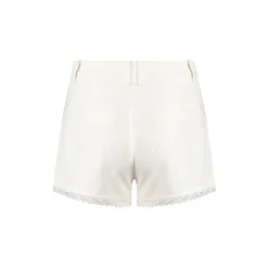 Kroche Lace Edge Suit Short White
