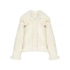 Kroche Leather-Fur Integrated Thicken Patchwork Jacket