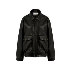 Kroche Millard Eco-Friendly Rose Button Jacket Black