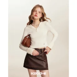 Kroche Millard Eco-Friendly Rose Button Skirt