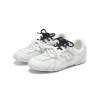 Laber Three Dual-Tone Lace-Up Running Sneaker White