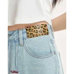 Liilou Distressed Raw Edge Split Wide-Leg Jeans