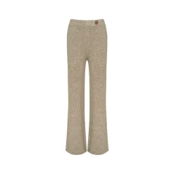 Liilou Vintage Cozy Knit Pants Oat