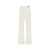 Liilou Vintage Cozy Knit Pants Cream