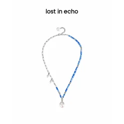 Lost In Echo Asymmetrical Pearl Necklace
