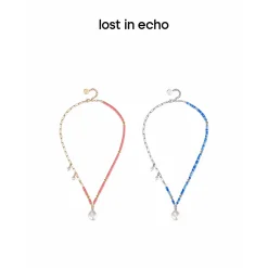 Lost In Echo Asymmetrical Pearl Necklace