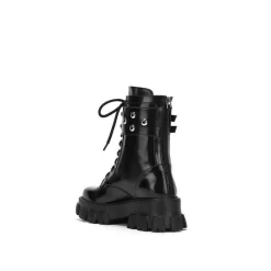 Lost In Echo Belt Platform Boots Black