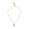 Lost In Echo Clean Pear Golden Chain Necklace