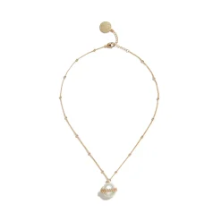 Lost In Echo Clean Pear Golden Chain Necklace