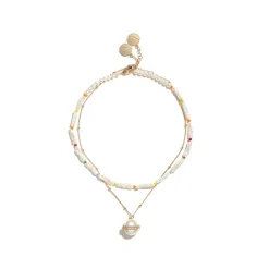Lost In Echo Clean Pear Golden Chain Necklace