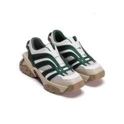 Lost In Echo Color Blocked Retro Sneaker Green