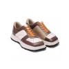 Lost In Echo Color Blocked Leather Brogues Brown