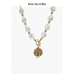 Lost In Echo Mazzy Pearl Necklace