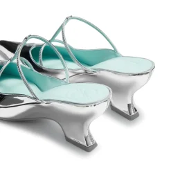 Lost In Echo Pointy Toe Strap Heel Sandals Sliver