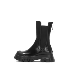 Lost In Echo Rubber Tote Chelsea Boots Black