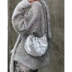 Lost In Echo Sequin Drop Bag Sliver