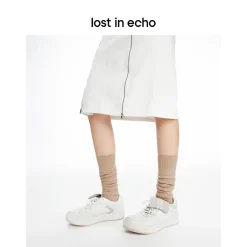 Lost In Echo Twist Upper Tongue Casual Sneaker White