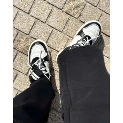 Lost In Echo Twist Upper Tongue Casual Sneaker Black