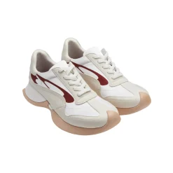 Lost In Echo Upturned Toe Retro Sneaker Beige