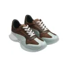 Lost In Echo Upturned Toe Retro Sneaker Brown