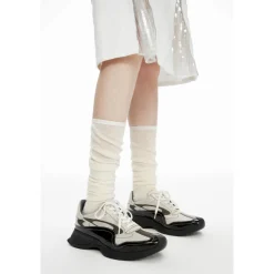 Lost In Echo Upturned Toe Retro Sneaker Black
