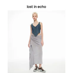 Lost In Echo Upturned Toe Retro Sneaker Brown