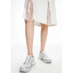 Lost In Echo Upturned Toe Retro Sneaker Sliver