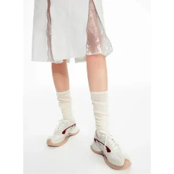 Lost In Echo Upturned Toe Retro Sneaker Beige