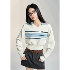 MacyMccoy Color Blocked Short Knit Polo Top