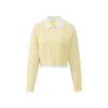 MacyMccoy Fake-2-Piece Frayed Edge Sweater