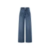 MacyMccoy Heart Pocket Wide-Leg Denim Jeans