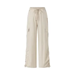 MacyMccoy Ruched Wide-Leg Cargo Pants Khaki